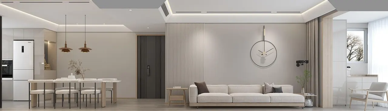 clean modern living room